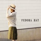 帽子メンズハット中折れ秋冬ツバ広レディースフェドラハットフェルトHATKeys … | KEYS  | 詳細画像14 