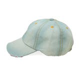 帽子メンズキャップダメージデニムシンプル野球帽レディースウォッシュ加工キーズKe… | KEYS  | 詳細画像7 