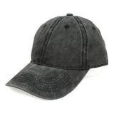ブラック | 帽子メンズキャップシンプル野球帽レディースローキャップ無地ウォッシュ加工キーズK… | KEYS 