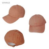 帽子メンズキャップシンプル野球帽レディースローキャップ無地ウォッシュ加工キーズK… | KEYS  | 詳細画像5 