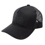 BLACK | 帽子 キャップ メッシュキャップ シリコンプリント | KEYS