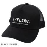 BLACK×WHITE | 帽子 キャップ メッシュキャップ シリコンプリント | KEYS