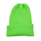 NEON GREEN | 帽子 ニット帽 メンズ レディース ニット キャップ ワッチ リブニット | KEYS
