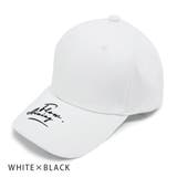 WHITE×BLACK | 帽子 キャップ ロゴ コットン メンズ レディース | KEYS