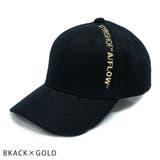 BLACK×GOLD | 帽子 キャップ ロゴ コットン メンズ レディース | KEYS
