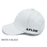 WHITE×BLACK | 帽子 キャップ ロゴ コットン メンズ レディース Aiming Flow | KEYS