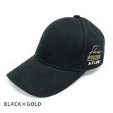 BLACK×GOLD | キャップ レディース メンズ 帽子 シリコンプリント Aiming Flow | KEYS