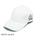 WHITE×BLACK | キャップ レディース メンズ 帽子 シリコンプリント Aiming Flow | KEYS