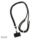 BLACK | スマホ ショルダー ストラップ 紐 スマホロープ | KEYS 
