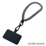 SILVER×BLACK | スマホハンドストラップ スマホストラップ | KEYS