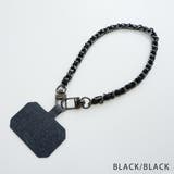 BLACK/BLACK | スマホ ハンド ストラップ チェーン アクセサリー | KEYS