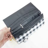 財布長財布レディースメンズブロックチェックスナップウォレットチェーン付きキーズK… | KEYS | 詳細画像2