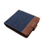 財布二つ折りメンズレディースハーフウォレットデニムコンビ収納力ありキーズKeys… | KEYS | 詳細画像3