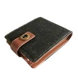 財布二つ折りメンズレディースハーフウォレットデニムコンビ収納力ありキーズKeys… | KEYS | 詳細画像4