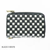 ブラック×ホワイト | 財布 メンズ 編み込み | KEYS