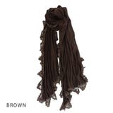 BROWN | ストール レディース レース スカーフ | KEYS