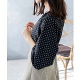 ドット柄ブラウス レディース トップス | SHUSHU | 詳細画像10 