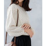 ドット柄ブラウス レディース トップス | SHUSHU | 詳細画像5 