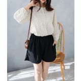 ドット柄ブラウス レディース トップス | SHUSHU | 詳細画像13 