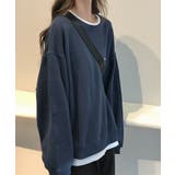 ワンポイントロゴクルーネックカットソー レディース トップス | SHUSHU | 詳細画像4 