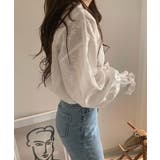 シアー 長袖 ブラウス | SHUSHU | 詳細画像4 