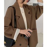 袖裏地 切り替え トレンチ ジャケットコート ジャコット オケージョン | SHUSHU | 詳細画像1 