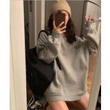 裏起毛スエットトレーナー レディーストップス 秋冬新作 | SHUSHU | 詳細画像1 