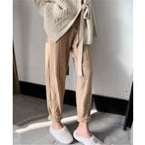 ケーブルニットパンツ テーパードパンツ レディース | SHUSHU | 詳細画像8 