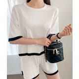 サマーニットソーセットアップ レディース ルームウェア | SHUSHU | 詳細画像1 