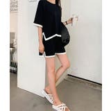 サマーニットソーセットアップ レディース ルームウェア | SHUSHU | 詳細画像6 