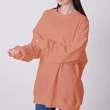 ピンク | 裏毛スエットトレーナー レディース トップス | SHUSHU