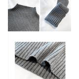 プチハイネックリブニットソー レディース トップス | SHUSHU | 詳細画像4