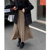 グレージュ | ケーブルフレアニットスカート レディース ボトムス | SHUSHU