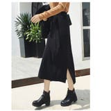 ブラック | シャギーニットスカート レディース ボトムス | SHUSHU