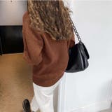 Vネックリブニットソー レディース トップス | SHUSHU | 詳細画像1