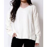 Vネックサイドスリットニット レディース トップス | SHUSHU | 詳細画像5 