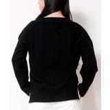 Vネックサイドスリットニット レディース トップス | SHUSHU | 詳細画像13 