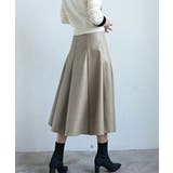 フェイクレザーロングスカート レディース ボトムス | SHUSHU | 詳細画像5 