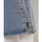 デニムスカート スリット入り ミモレ丈 | SHUSHU | 詳細画像10