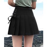 Aライン プリーツスカート レースアップ | SHUSHU | 詳細画像2 