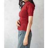 サマーニット レディース 半袖 | SHUSHU | 詳細画像3 