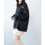 裏起毛スエットトレーナー レディーストップス 秋冬新作 | SHUSHU | 詳細画像3 