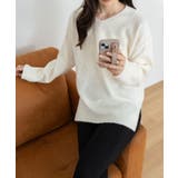 Vネックニット レディース トップス | SHUSHU | 詳細画像2