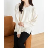 Vネックニット レディース トップス | SHUSHU | 詳細画像1