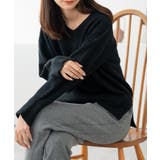 Vネックニット レディース トップス | SHUSHU | 詳細画像8