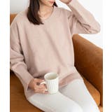 モカ | Vネックニット レディース トップス | SHUSHU