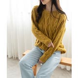 ケーブル編み ニット レディース | SHUSHU | 詳細画像8 