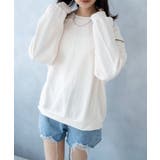 アイボリー | トレーナー レディーススウェット 薄手カットソー | SHUSHU