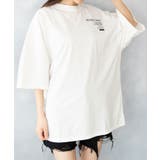 MotivationロゴプリントオーバーサイズTシャツ | SHUSHU | 詳細画像3