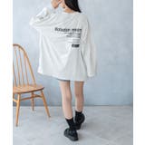 バックプリント ビックシルエット ロング Tシャツ | SHUSHU | 詳細画像18 